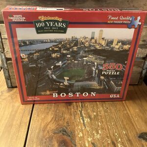 2009 White Mountain Puzzles Boston - Fenway Park 550 Piece Jigsaw READ
